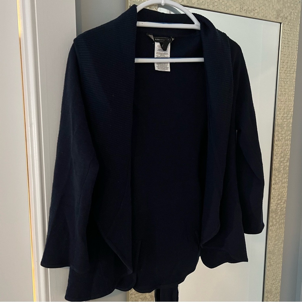 BCBGMaxAzria Women's Navy Sweater